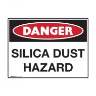 Danger Sign - Silica Dust Hazard