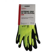 Trafalgar Extreme Grip Hi-Vis Glove, Size 8