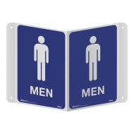 3D Restroom Projecting Sign - Male, 250 x 175mm, Poly