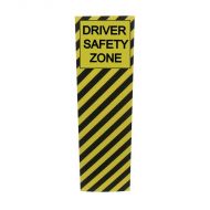 Bollard Signs - Driver Safety Zone, Flute