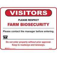 Semi-Custom Farm Biosecurity Sign
