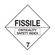 Dangerous Goods Labels - Fissile 7