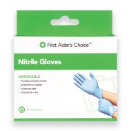 First Aiders Choice Disposable Nitrile Gloves - 5 Pairs