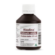 Riodine Povidone-Iodine Antiseptic Solution 10% 100ml bottle