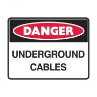 PF840890 Danger Sign - Underground Cables 