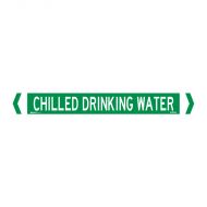 830964 Pipemarker - Chilled Drinking Water