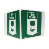 3D Emergency Information Sign - Eye Wash (with Picto) - 250mm x 175mm POLY