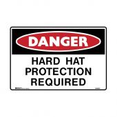 PF834035 Danger Sign - Hard Hat Protection Required 