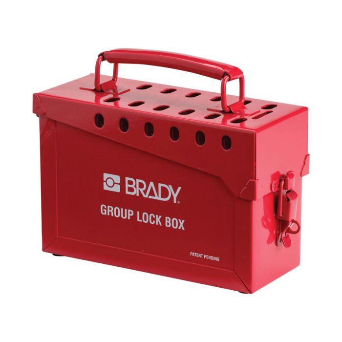 65699 Group Lock Box Red
