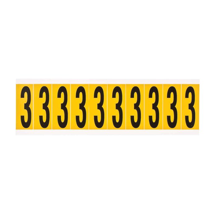 1534 Outdoor Series - Number - 3, Pack of 10 