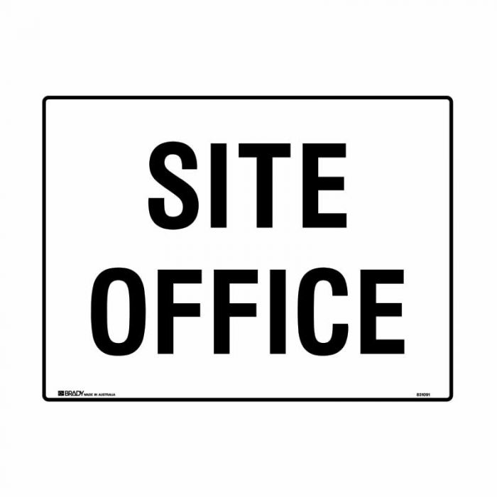 831091 Building & Construction Sign - Site Office 
