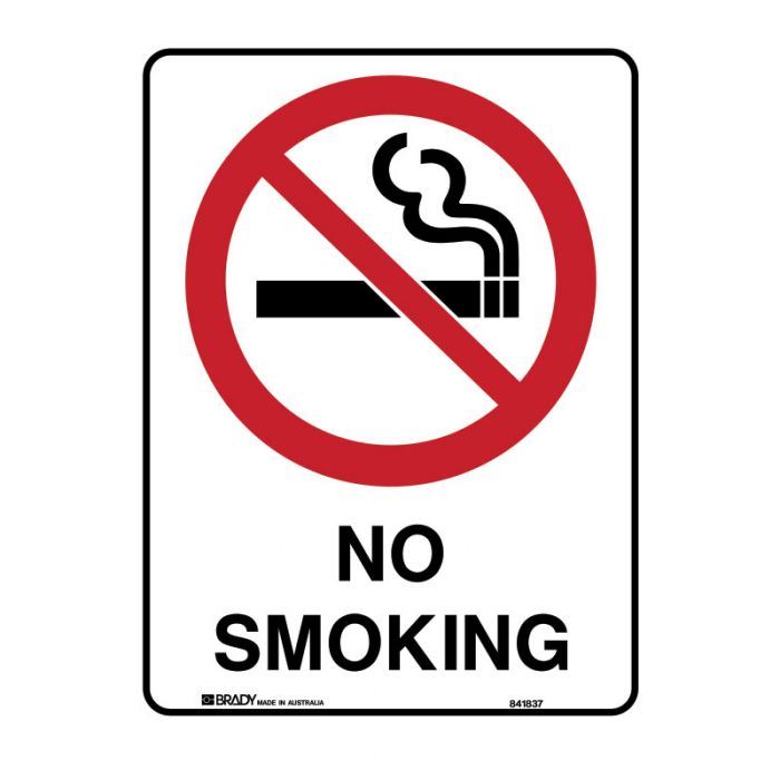 832194 Prohibition Sign - No Smoking 