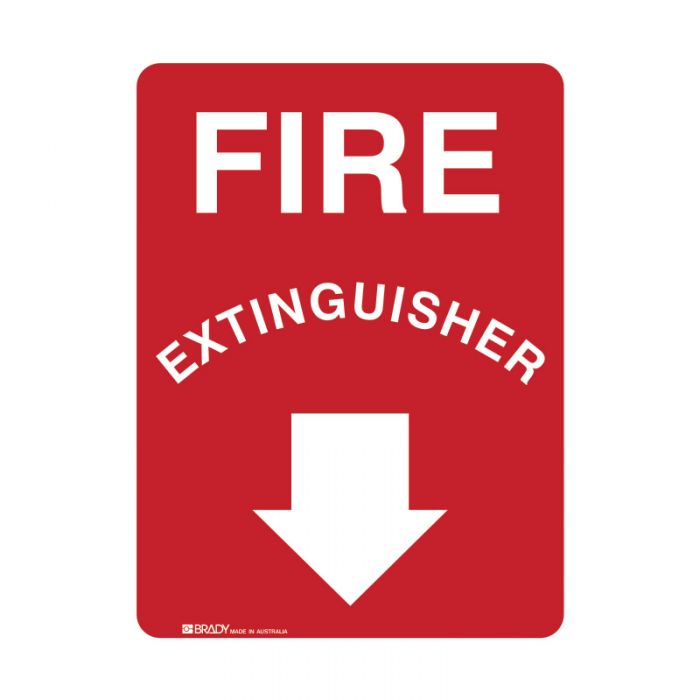 832196 Fire Equipment Sign - Fire Extinguisher 