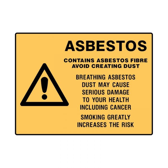 832267 Asbestos Sign - Asbestos 