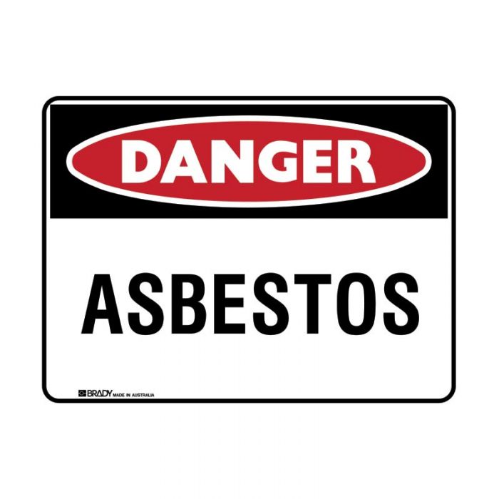 832268 Danger Sign - Asbestos 