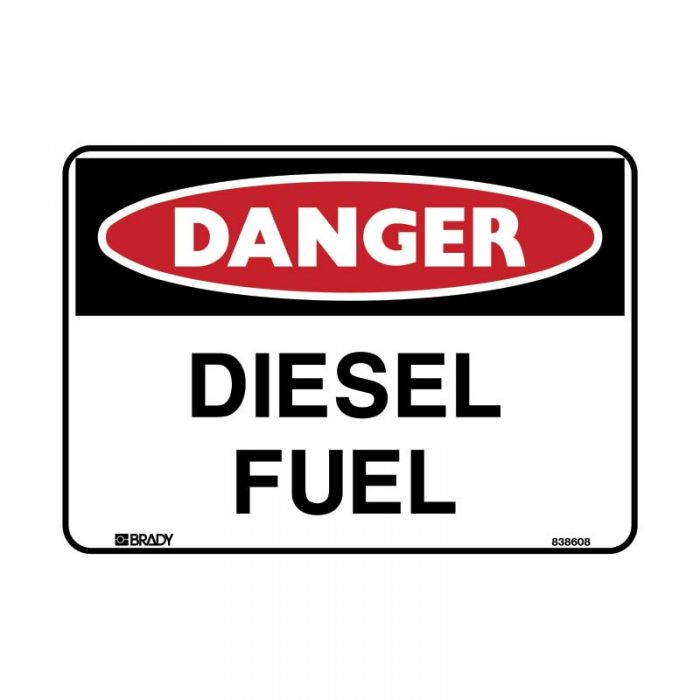 832306 Danger Sign - Diesel Fuel 