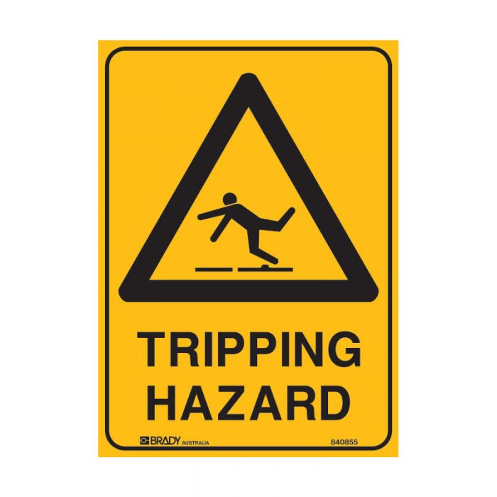 832458 Warning Sign - Tripping Hazard 