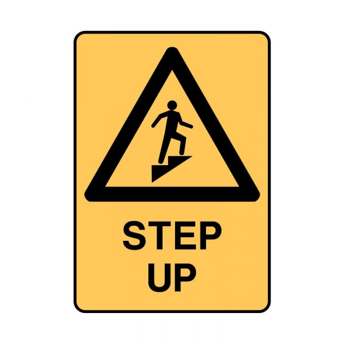 832459 Warning Sign - Step Up 