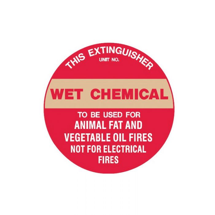 832959 Fire Disc - Wet Chemical 