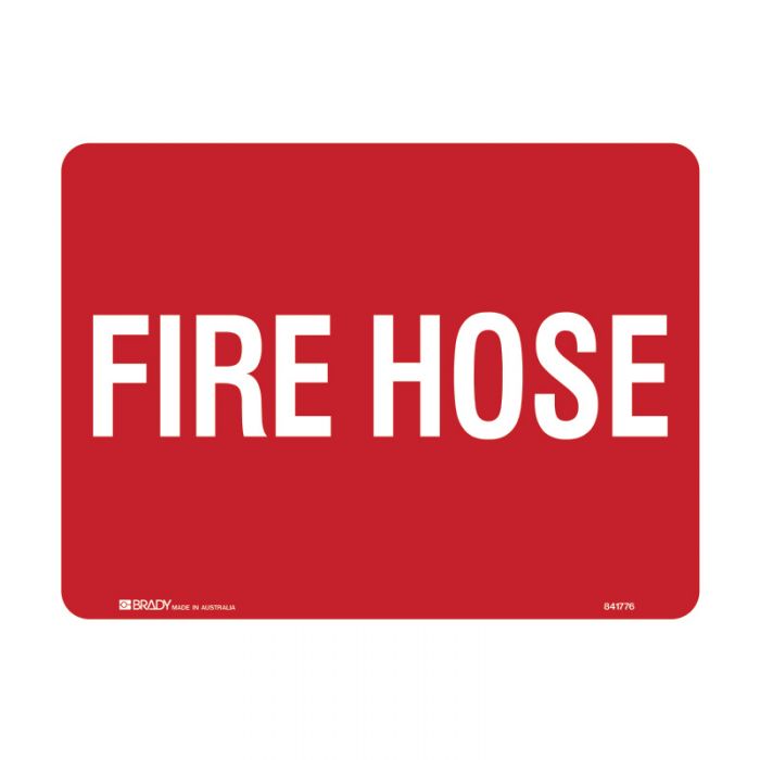 833203 Fire Equipment Sign - Fire Hose 