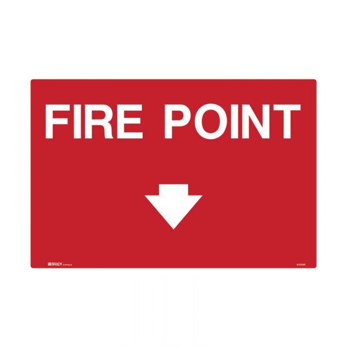 833392 Fire Equipment Sign - Fire Point 