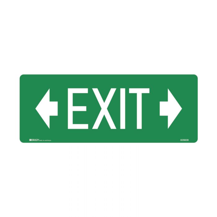 833396 Exit Sign - Exit Arrow Left And Right 