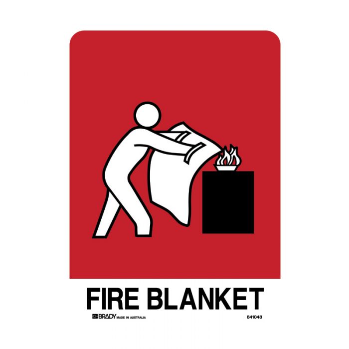 833474 Fire Equipment Sign - Fire Blanket 
