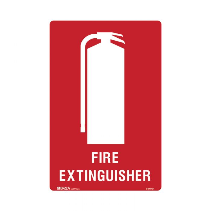 833475 Fire Equipment Sign - Fire Extinguisher 