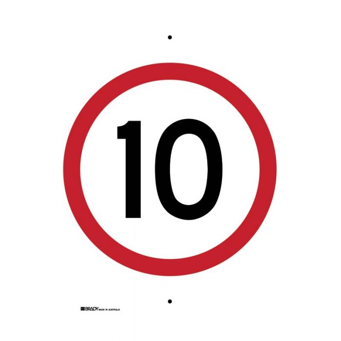 Speed Limit Sign - 10  