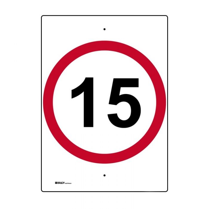 833970 Speed Limit Sign - 15 