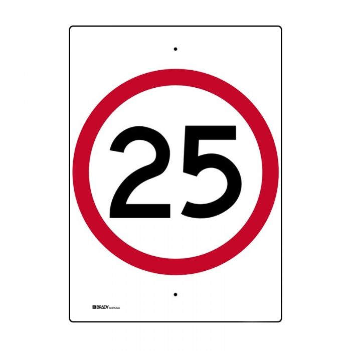 833972 Speed Limit Sign - 25 