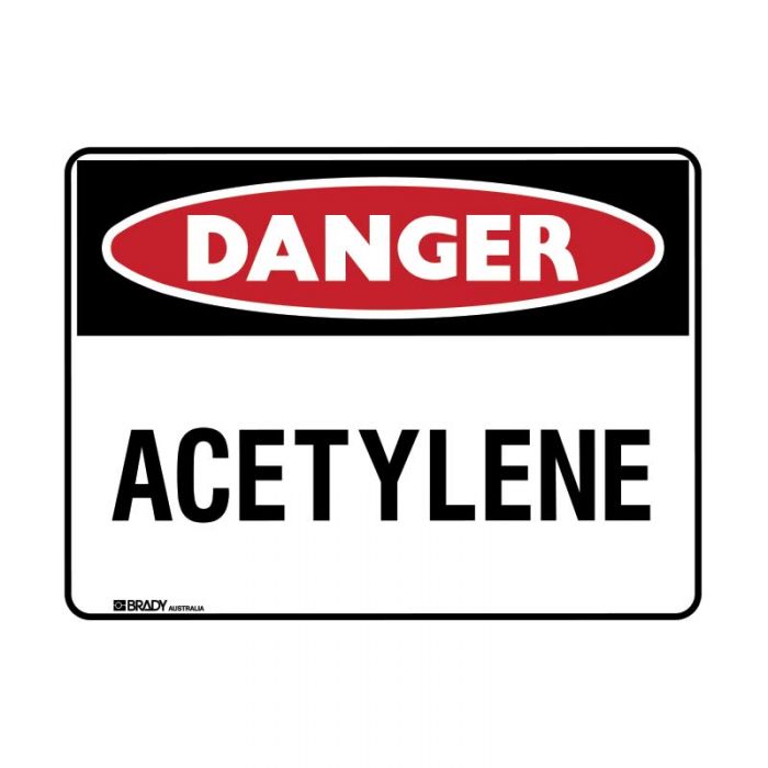 835122 Danger Sign - Acetylene 