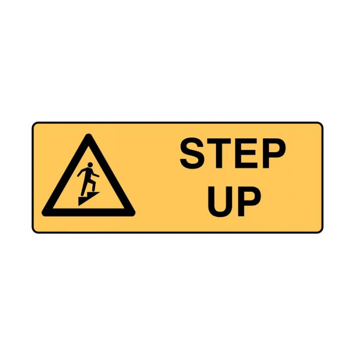 835384 Warning Sign - Step Up 
