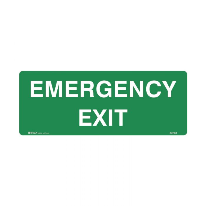 835841 Exit Sign - Emergency Exit 