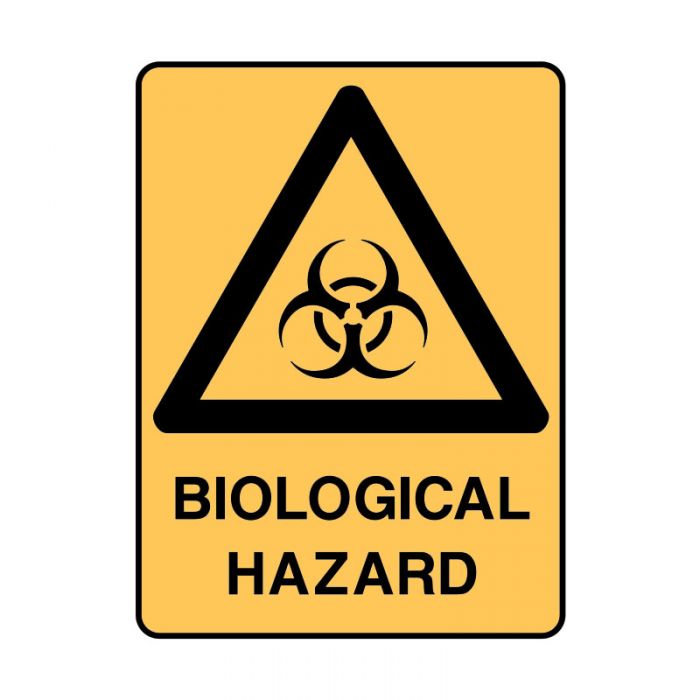 838255 Warning Sign - Biological Hazard 