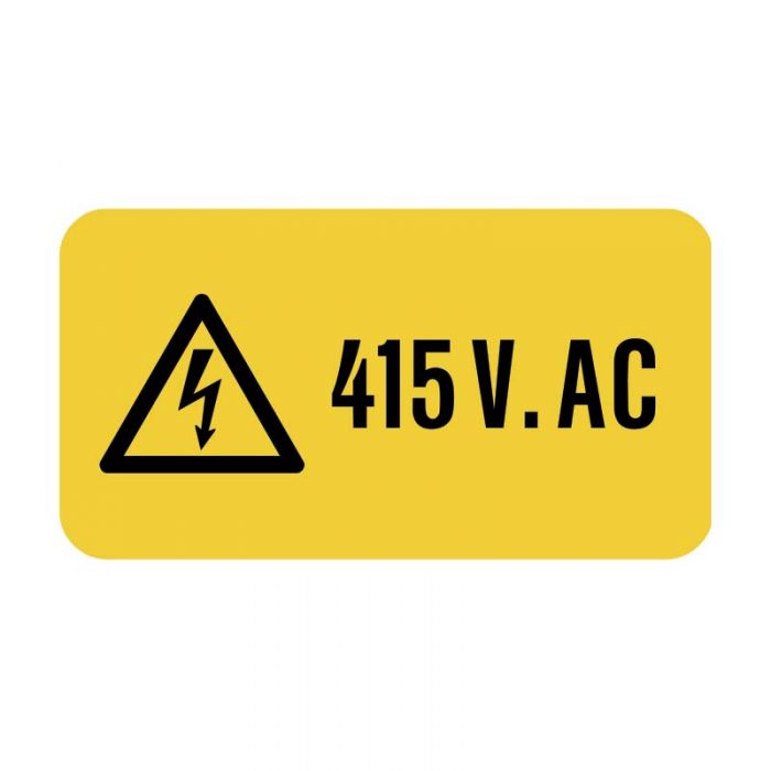 838559 Warning Sign - 415 V.Ac 