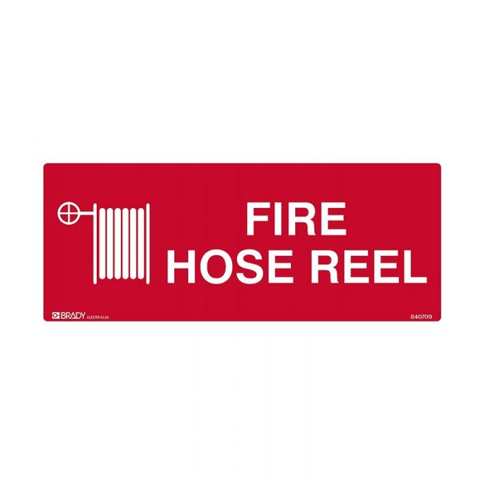 840709 Fire Equipment Sign - Fire Hose Reel 