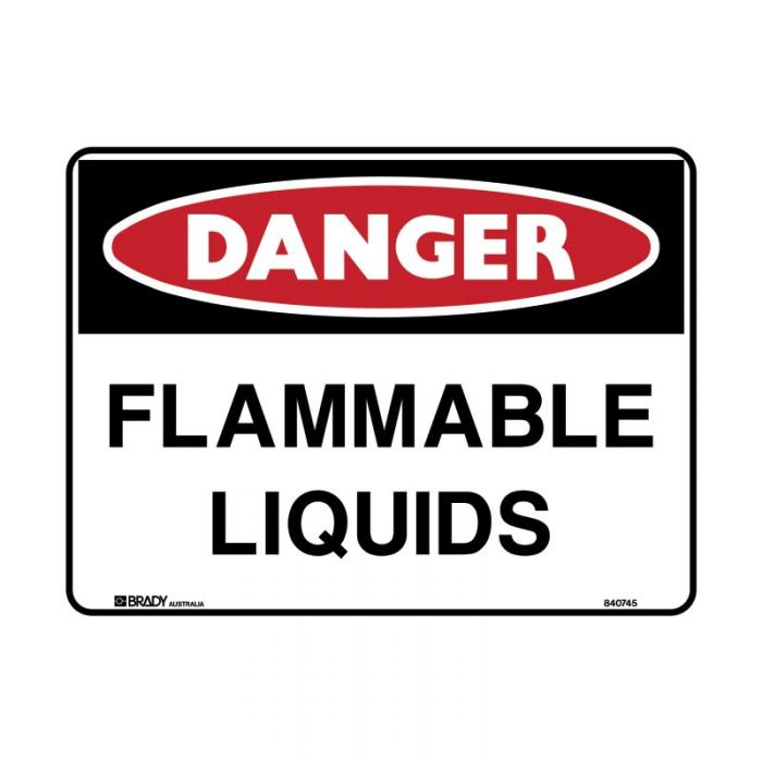 840743 Danger Sign - Flammable Liquids 