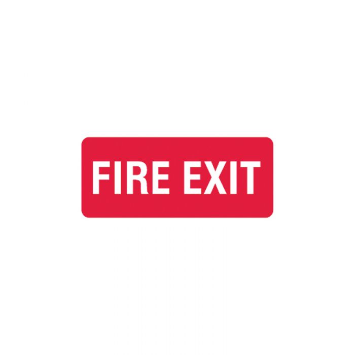 840976 Fire Equipment Sign - Fire Exit 