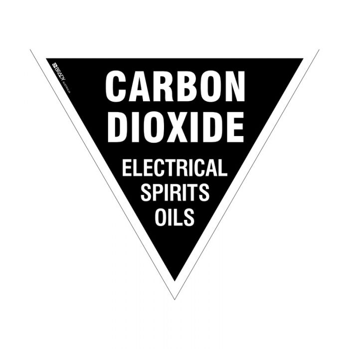841005 Fire Equipment Sign - Carbon Dioxide 