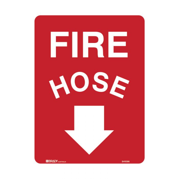 841096 Fire Equipment Sign - Fire Hose 