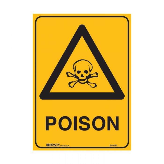 841180 Warning Sign - Poison 