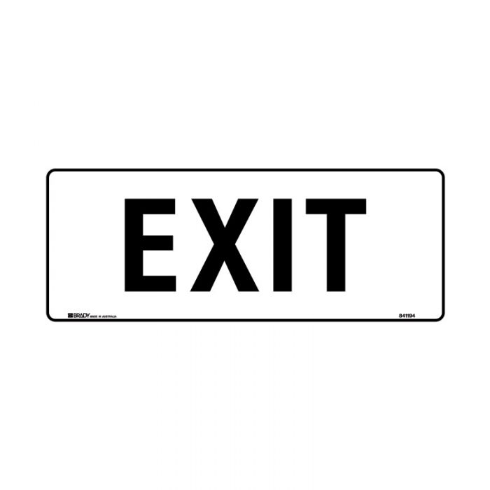 841185 Door Sign - Exit 