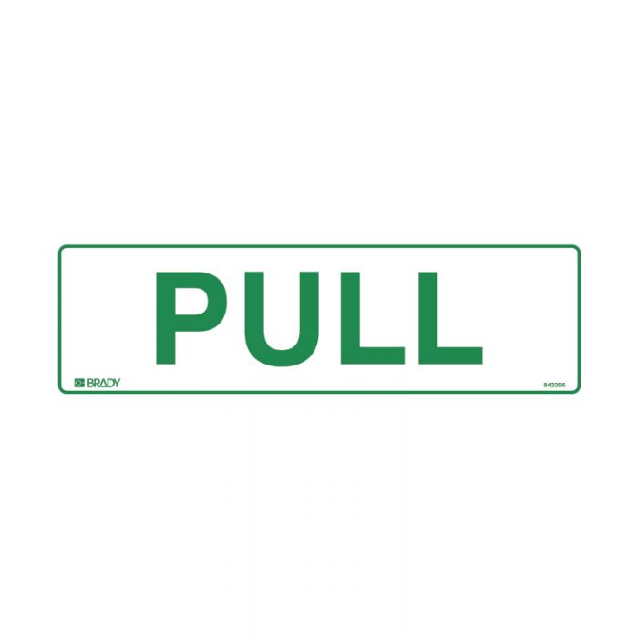841201 Door Sign - Pull 