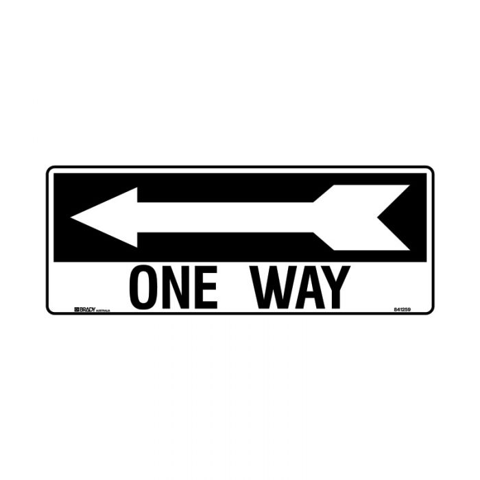 841260 Directional Sign - One Way Arrow Left 