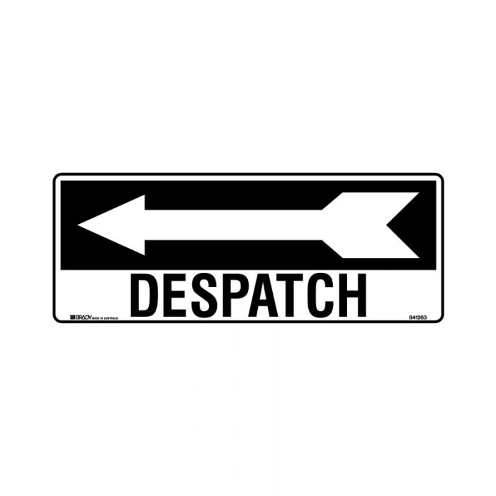 841264 Directional Sign - Despatch Arrow Left 