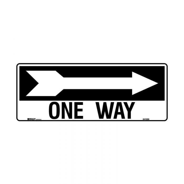 841270 Directional Sign - One Way Arrow Right 