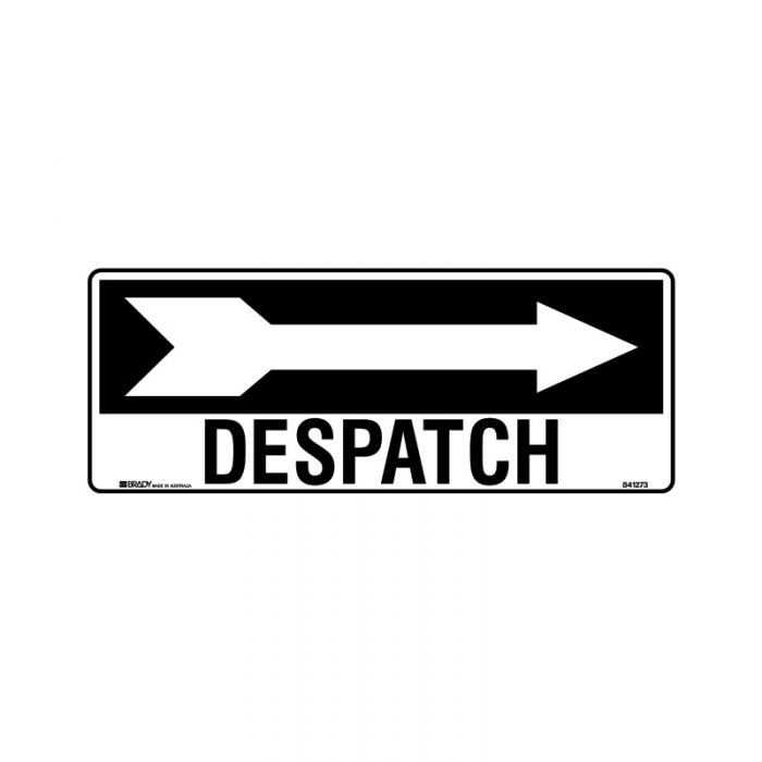 841273 Directional Sign - Despatch Arrow Right 