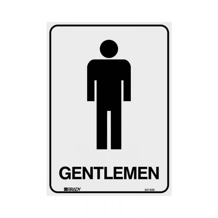 841500 Door Sign - Gentlemen 