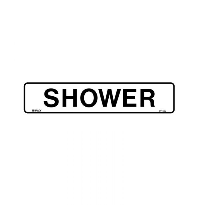841522 Door Sign - Shower 